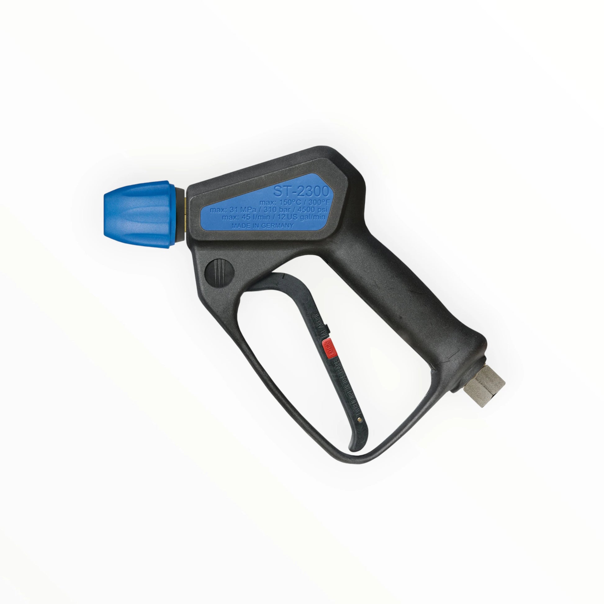 High-pressure spray gun blue